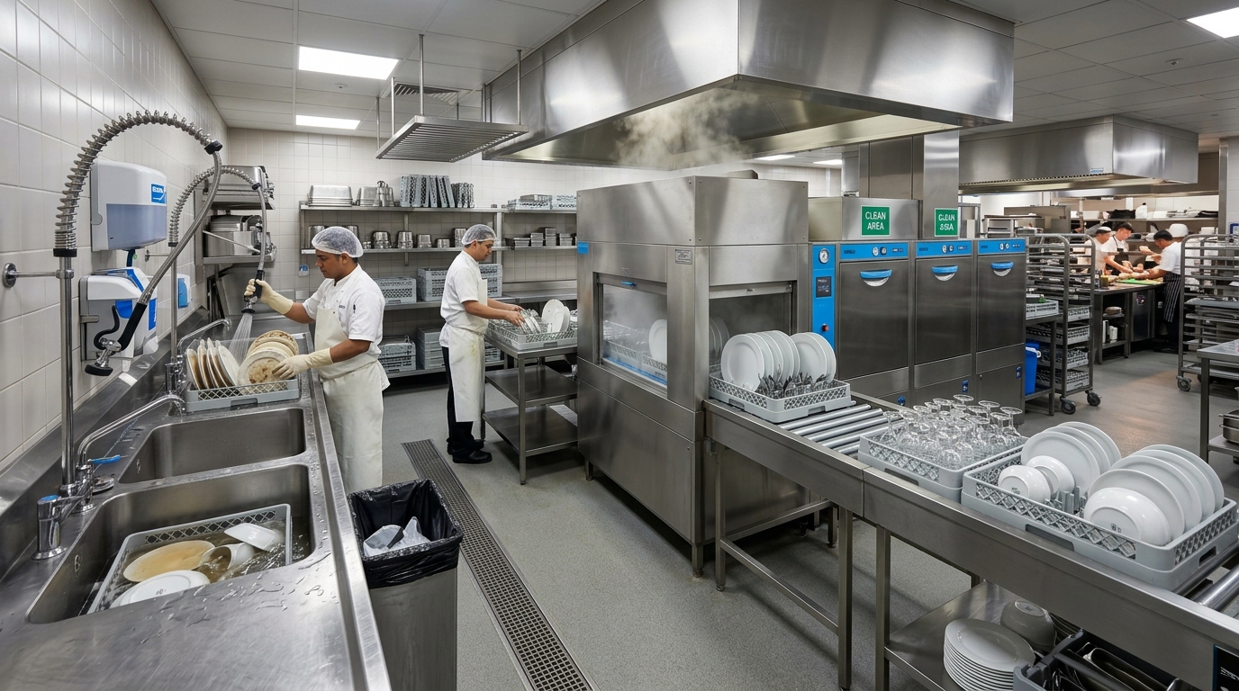 Commercial Washing Area Sink Units
